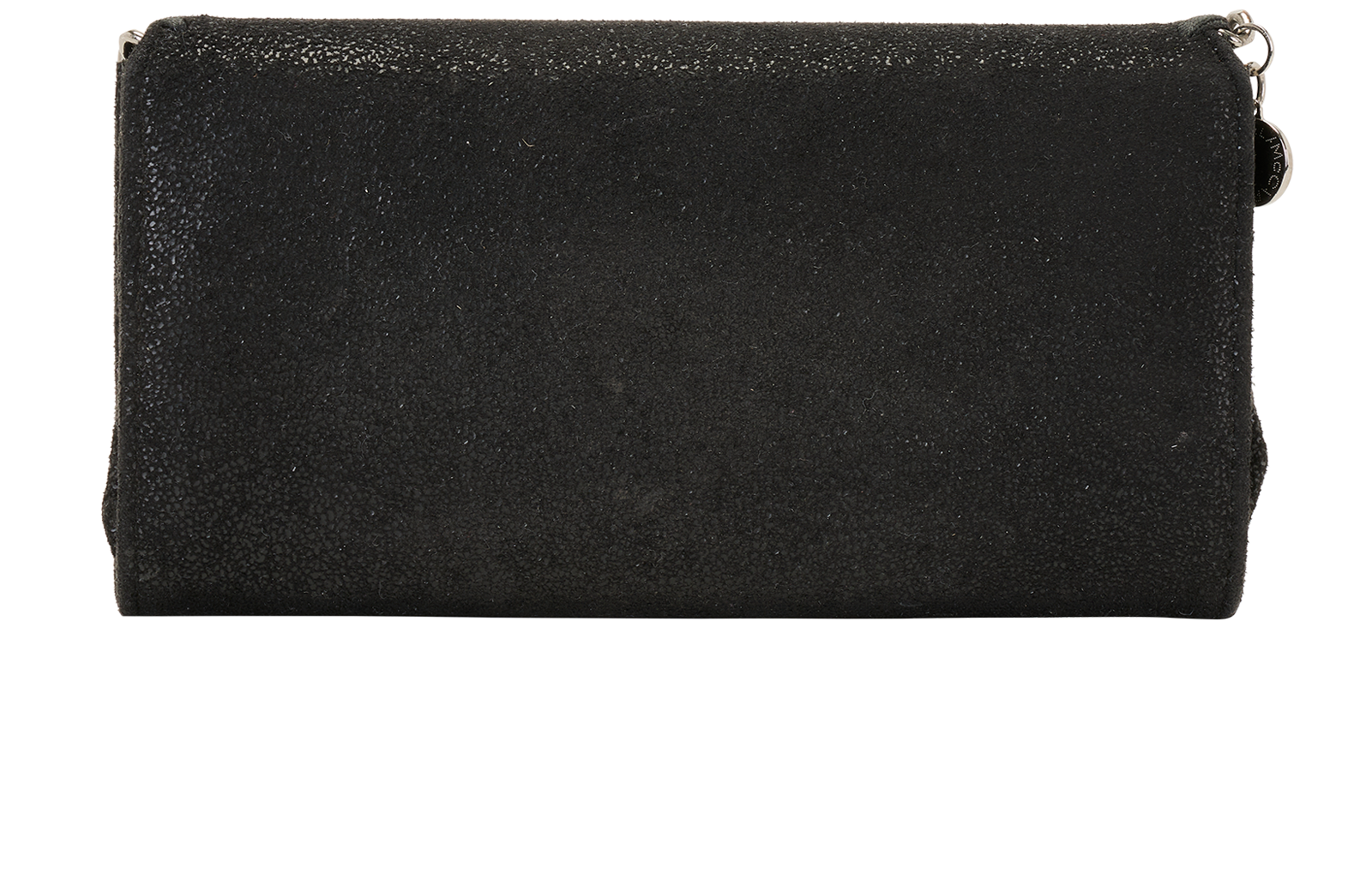 Stella McCartney Falabella Flap Continental Wallet, &pound;90, Accessories, Black, Faux Leather, Back view